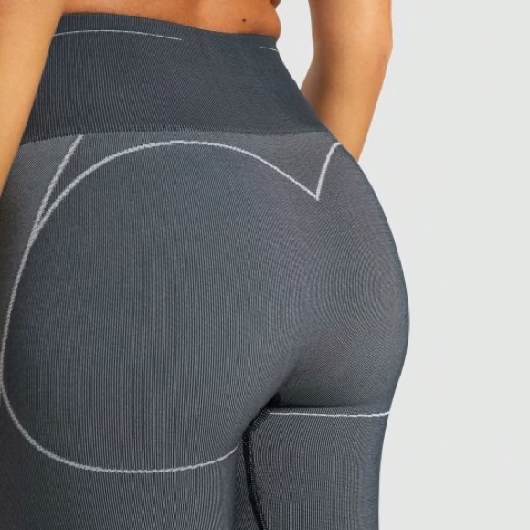 NEW Gymshark Turbo Seamless Leggings, Black, small - Picture 6 of 6